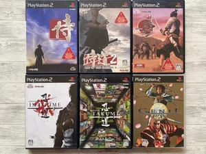 SONY PS2 Way of the Samurai 1 2 & Samurai Western & Takumi & Imashime & Genji - Picture 1 of 14