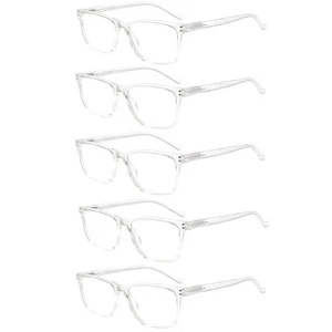 5 Pack Reading Glasses Men Women Spring Hinges Comfortable Glasses for Readin... - Bild 1 von 7