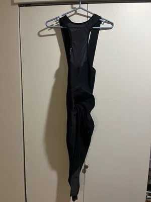 Velocio 热围兜紧身男式小号黑色公路自行车砾石山冬季 — 第 1/4 张图片