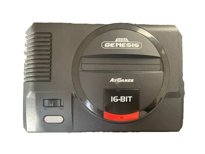 Sega Genesis 16-Bit  Flashback Game Console Black 1601 w Controller Tested - Image 1 of 4