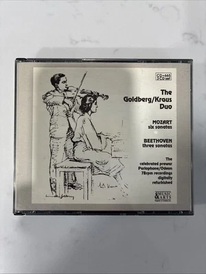 BEETHOVEN - The Goldberg / Kraus Duo: Mozart And Beethoven Sonatas  3 CD Box Set Foto 1 de 3