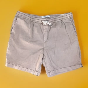 Pacsun Men’s Vollley Peach Tan Pull Up Casual Beach Shorts Large Pockets - Picture 1 of 12