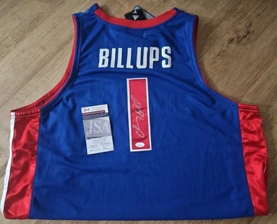 Vintage 2000s Adidas Chauncey Billups Detroit Pistons Swingman NBA Jersey SZ 52 - Image 1 of 4