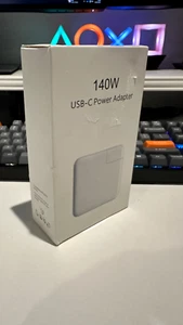 140W USB C to Mag Safe 3 AC Adapter For MacBook Pro - New & Sealed - Photo 1/2