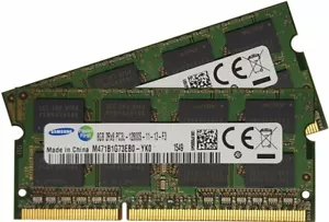 Samsung 16GB 2 x 8GB 204-Pin RAM DDR3 PC3L 1600 MHz Mac Mini 6,1 6,2 Late 2012 - Picture 1 of 1