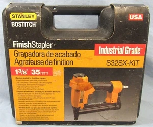 STANLEY BOSTITCH S32SX INDUSTRIAL GRADE 1-3/8" 35MM PNEUMATIC FINISH STAPLER - Picture 1 of 6