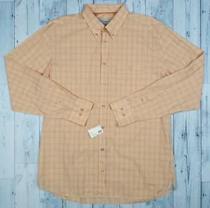 NEU Scott James Herren L Large Button-Down Langarm Hemd Karo kariert $ 125 Neu mit Etikett - Bild 1 von 7
