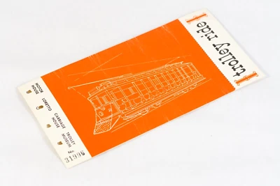 Magee Shortway Electric Railroad RR Postcard Combination Ticket Bloomsburg 1960s - Image 1 of 4