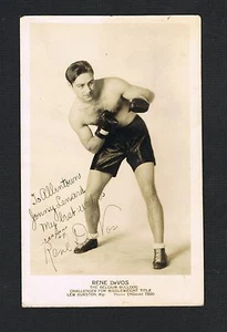 OLD RARE BELGIUM World Champion RENE DEVOS vintage signed boxing photo boxer - Picture 1 of 1
