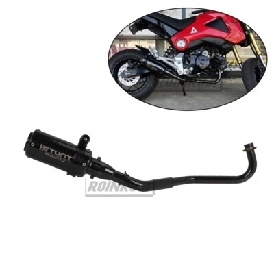 Full Exhaust Motorcycle Slip on Muffler Header For Honda Grom MSX125 2013-2023 Foto 1 de 4