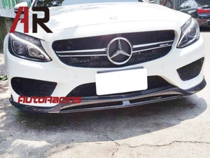 JPM II Carbon Fiber Front Lip For 2015+ W205 C250 C300 C400 W/ AMG Sports Only  - Picture 1 of 2