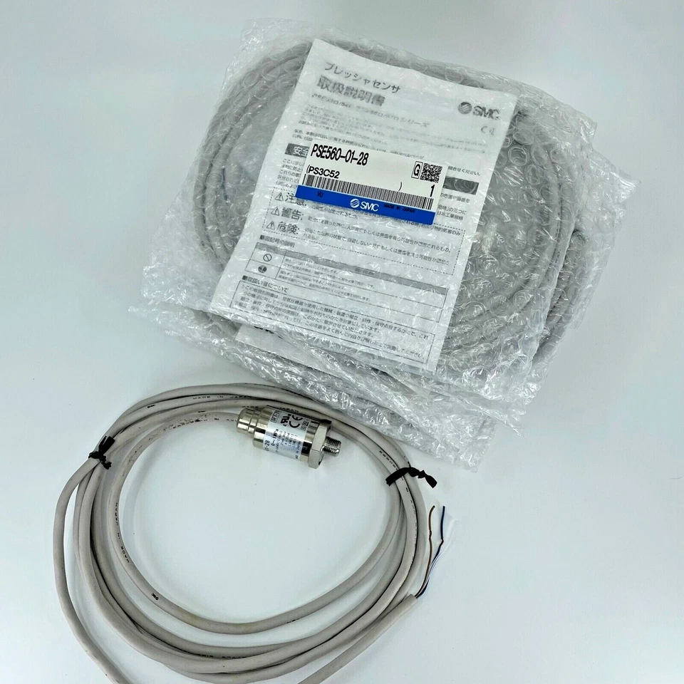 SMC Pneumatics Pressure Sensor Transducer 4-20mA PSE560-01-28 - Image 1 of 1