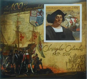 Ch. Columbus discovered of America (sailing ship) 2011 s/s Imperf MNH #P064 - Picture 1 of 1