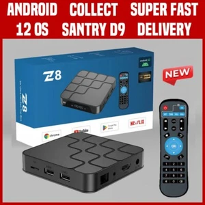 Z8 Android 12 TV Box 4GB RAM 32GB ROM Dual-WiFi 4K Bluetooth Smart Media Player - Picture 1 of 6