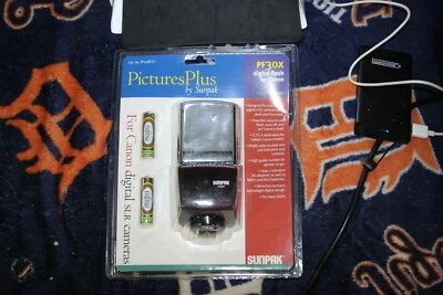 Sunpak PF30X-CCC Flash for Canon Digital SLR Camera NEW USA - Image 1 of 4