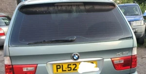 BMW X5 E53 mk1 2002 Bootlid / Tailgate Top Part / GRAUGRUEN-Metallic Green 442/6 - Picture 1 of 4