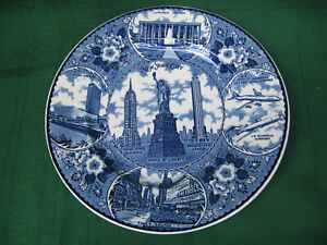 "New York Fabulous City of Wonders"  Staffordshire Plate