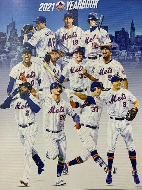 2021 NEW YORK METS YEARBOOK MLB PROGRAM WORLD SERIES? CHAMPIONS BASEBALL 200 PGS - Image 1 of 1