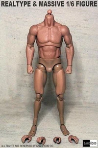 GangHood Escala 1/6 Cuerpo Muscular Versión 1.0 Para Hot Toys Bane Head Sculpts - Imagen 1 de 3