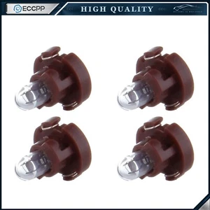 4pcs T3 NEO WEDGE HALOGEN LIGHT BULBS A/C CLIMATE HEATER CONTROL LAMP WARM WHITE - Picture 1 of 4