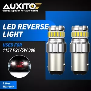 2X AUXITO 380 P21/5W 1157 BAY15D LED Brake Stop Parking DRL Light Bulb 6500K B - Picture 1 of 12