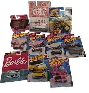 10p piezas Rosa Barbie Hot Wheels Barbie Extra Corvette Hummer Premium Barbie Combi - Imagen 1 de 11