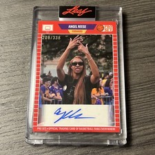 ANGEL REESE Autographed Signed Leaf Pro Set LSU Tigers Rookie Card #d 208/338