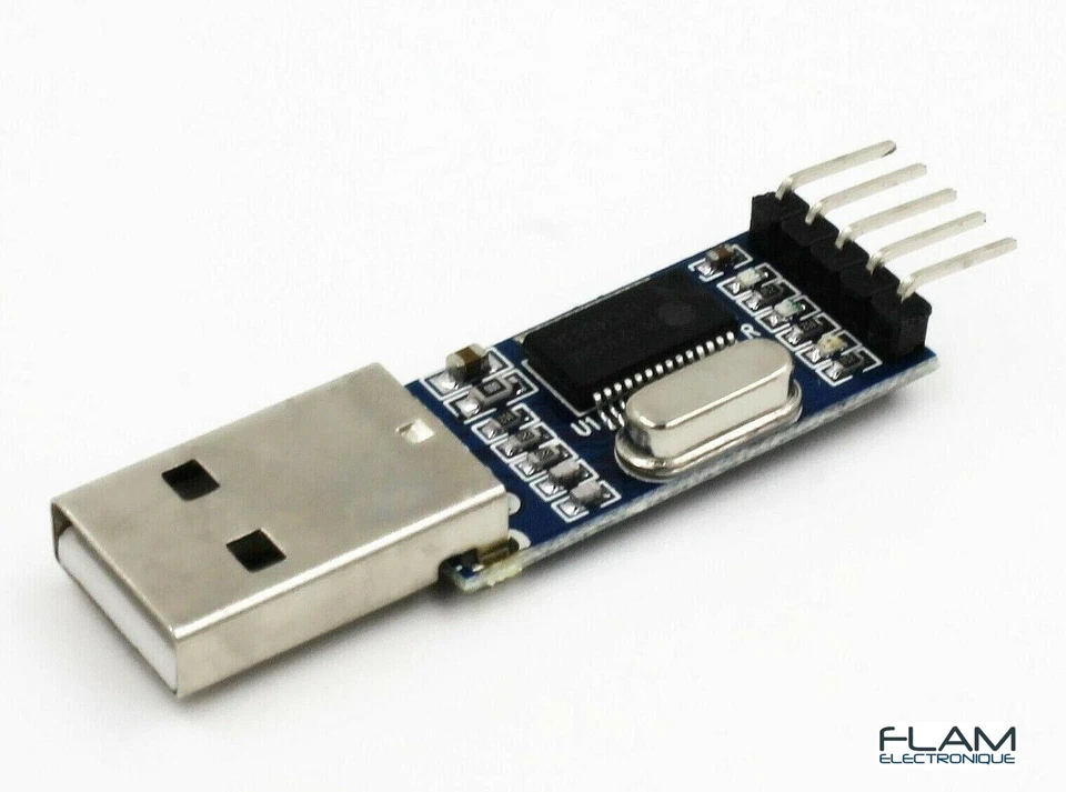Adaptateur module USB - RS232 TTL PL2303HX Auto Converter Module (Arduino) - Photo 1/2