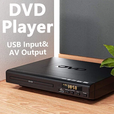 DVD Player 1080P DVD CD Player for Home TV All Region Free with USB & RCA Cable - Image 1 of 4