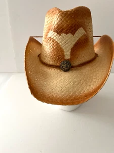 Straw Hat Summer Men Women Western Cowboy Breathable Shapeable Hat Brand New - Picture 1 of 6