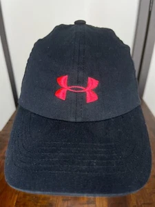 Under Armour Hat Cap Strap Back Boys Black 4-6 Years Cotton Twill Sports Play B - Picture 1 of 11