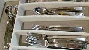 *Dansk DAS30 Französisches Massives Besteck 22 Stück Silberbesteck MCM Grün - Bild 1 von 2