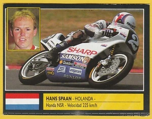 1990 Spanish Motorsport moto coleccionable #196 estrella holandesa Hans Spaan - Imagen 1 de 2