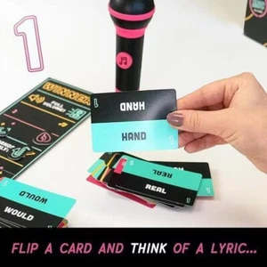 Lucky Egg Grab the Mic Karaoke Card Game | Family Fun |2-10 Players |Party Game - Picture 1 of 21