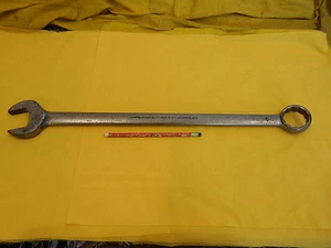 ARMSTRONG USA 1-5/8" x 24" LONG CHROME FINISH COMBINATION WRENCH tool 1180-L - Picture 1 of 4