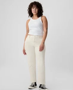 Gap Downtown khaki zierliche Damen-Chinohose Größe 12P - Bild 1 von 11