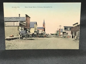ALMENA, WI, MAIN STREET WEST OF ALMENA MERCANTILE CO. - Imagen 1 de 2