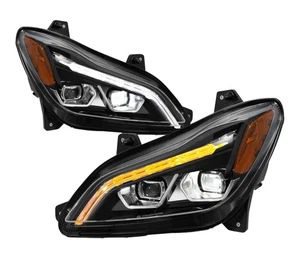Performance LED Headlight Assembly For Kenworth T680 2021-up Driver & Passenger - Picture 1 of 5