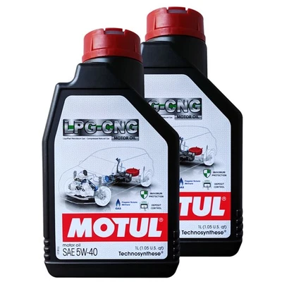 Olio Motore 5W40 LPG CNG Motul Sintetico GPL ACEA C3 API SN Plus 2L - Immagine 1 di 4