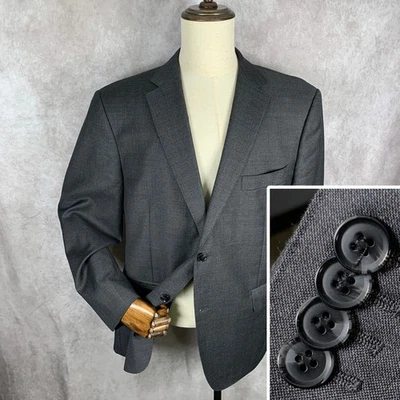 Suitsupply Blazer 夹克男式 48S 灰色 Vitale Barberis Canonico 羊毛那不勒斯运动 — 第 1/4 张图片