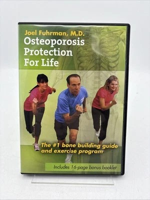 JOEL FUHRMAN - OSTEOPOROSIS PROTECTION FOR LIFE WORKOUT DVD, BONE BUILDING - Image 1 of 4