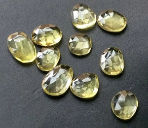 Natural Lemon Quartz Oval Rose Cut 6x8mm to 20x25mm Loose Gemstone - Picture 1 of 2