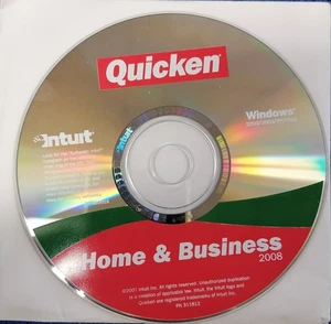 Quicken Intuit Home & Business 2008 Installation CD - Picture 1 of 1