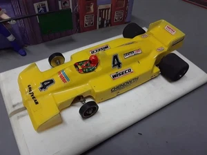 1/32 indy  slot car. laser cut  steel chassis.  tested on wood track. runs good. - Picture 1 of 12