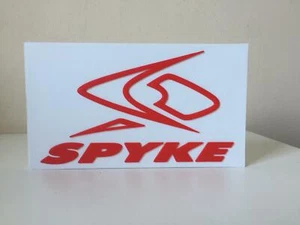 Spyke Ornamental Retro Display Collectible Logo Text Memorabilia Stand Racing - Picture 1 of 1