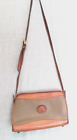 Crossbody Bag Purse All Weather Leather Vintage Small DOONEY & BOURKE Tan Brown