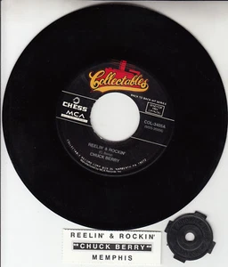 CHUCK BERRY Reelin' And Rockin' & Memphis 7" 45 record NEW + jukebox title strip - Picture 1 of 1