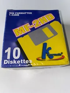 KHypermedia IBM Formatted Floppy Diskettes 1.44MB MF-2HD 10 Pack - Picture 1 of 4