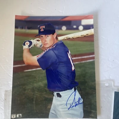 Подписанная фотография 8x10 DEAN PALMER Texas Rangers с автографом - сертификат подлинности - Изображение 1 из 2