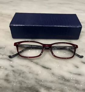 Authentic Morgenthal Frederics Glasses Uma 409 Red 50mm 17 Japan - Picture 1 of 6
